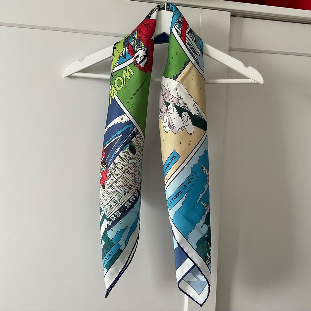 100% natural silk scarf